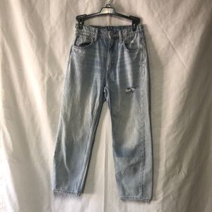 old navy slouchy straight high-rise jeans